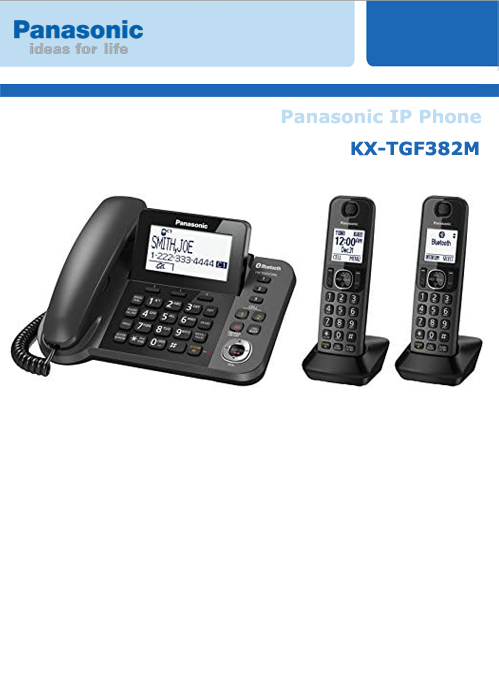 Panasonic IP Phone Sets KX-TGF382M